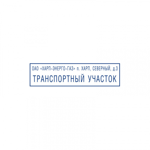 Автоматическая оснастка для штампа Shiny Printer S-310 — cиний фото 2