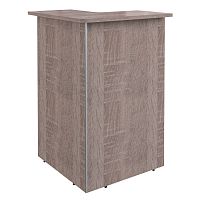 Стойка рецепции угловая DMC 88(L) Бук Тиара 800х800х1200 DEX