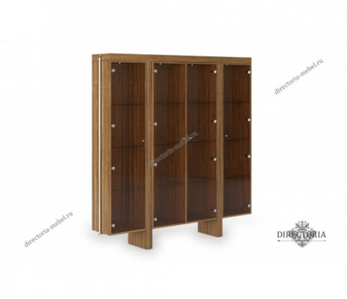 Шкаф со стеклянными дверьми DA2223 Dao Walnut